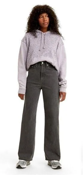 Levi’s • WellThread® High Loose Women's Jeans baggy wide leg Silver Bloom grey - Image 2