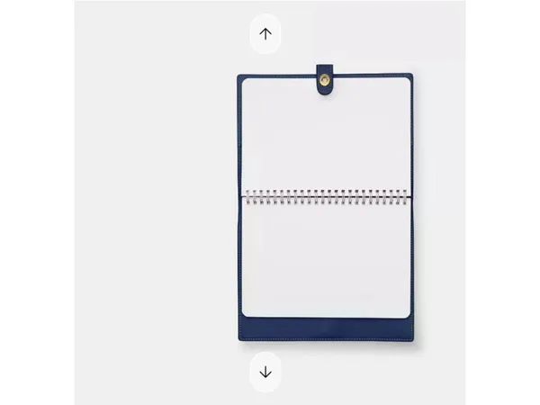 NEW Rexy 10th Birthday Blue Leather Notebook NIB - Image 4