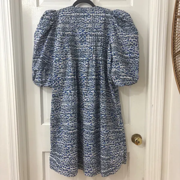 Hunter Bell Jenkins Puff Sleeve Statement Dress‎ M Resort Day Dress Oversize - Image 6