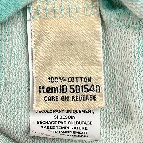 L.L.Bean Women XL Quarter Snap Pullover Coastal Preppy Fleece Teal‎ Blue Green - Image 11