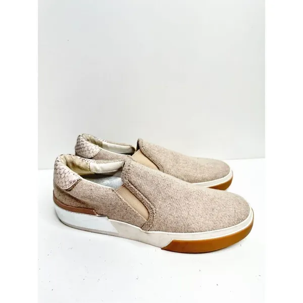 Dolce Vita Sneakers Womens Size 6 Zaylor Tan Low Top Slip On Casual‎ Shoes - Image 5