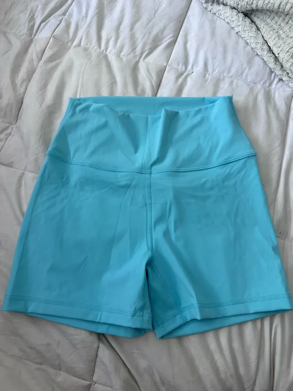 Crz yoga teal athletic shorts  - Image 4