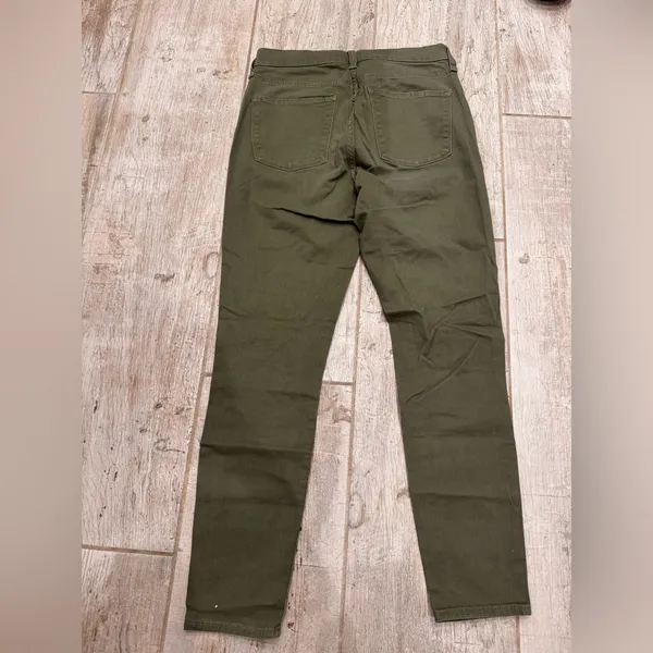 J.Crew Olive Green Skinny Pants Size 28 - Image 4