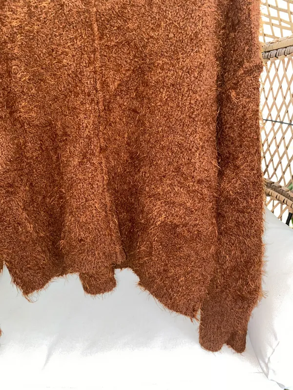 Free People Women’s Icing V Pull Over Sweater Size Medium - Image 9