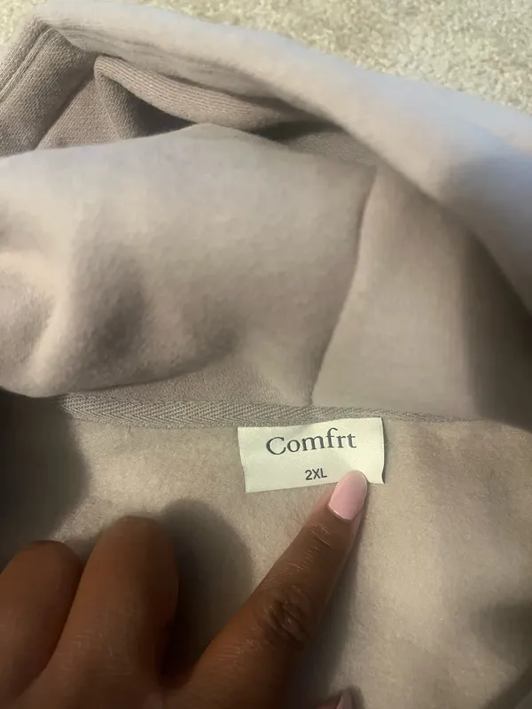 Comfrt Signature Hoodie Purple Size 2X - Image 6