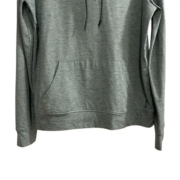 Bass Women's M Blue Green Pullover Hoodie Lightweight‎ Kangaroo Pocket - Image 4