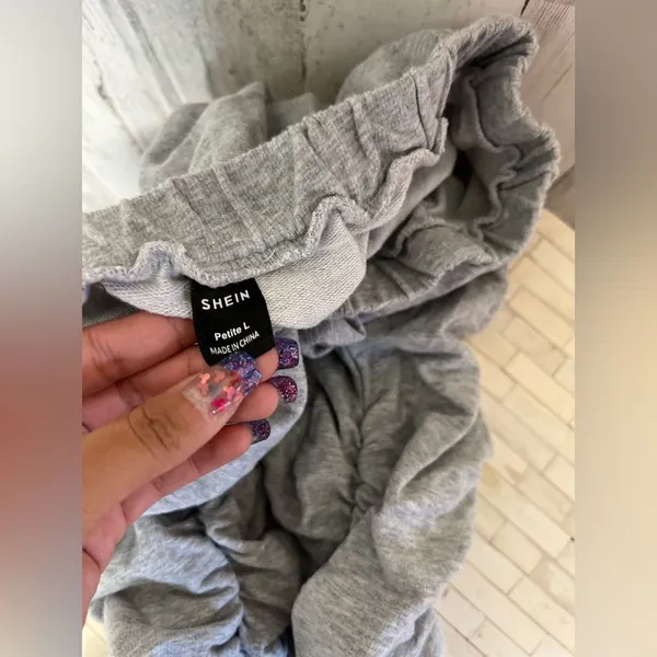Scrunched joggers Gray Size L - Image 4
