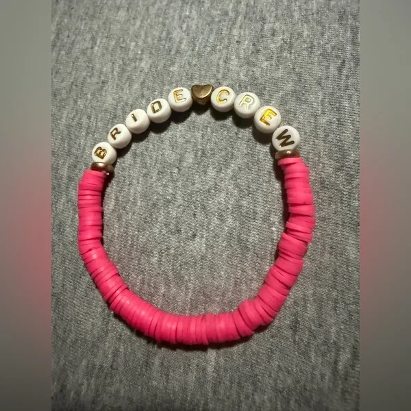 Pink Bride Crew Bracelet - Image 2