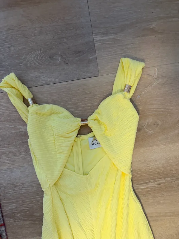 Yellow Maxi Hello Molly Dress - Image 3