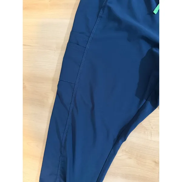 Carhartt Force Jogger Scrub Pants Blue 2XL Petite Women C52610 Cargo Workwear - Image 8