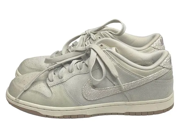 Nike VHTF: ✔︎ Dunk Low Skinny PRM Premium Sail Luster Basketball Sneakers ✔︎ 8.5 - Image 6