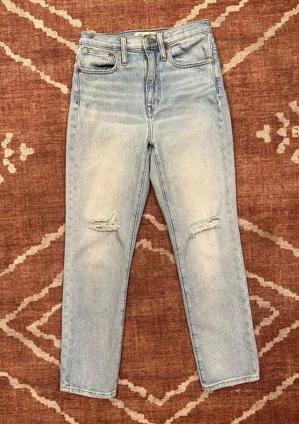 Madewell The High-Rise Slim Crop Boy Jean Size 23 - Image 4