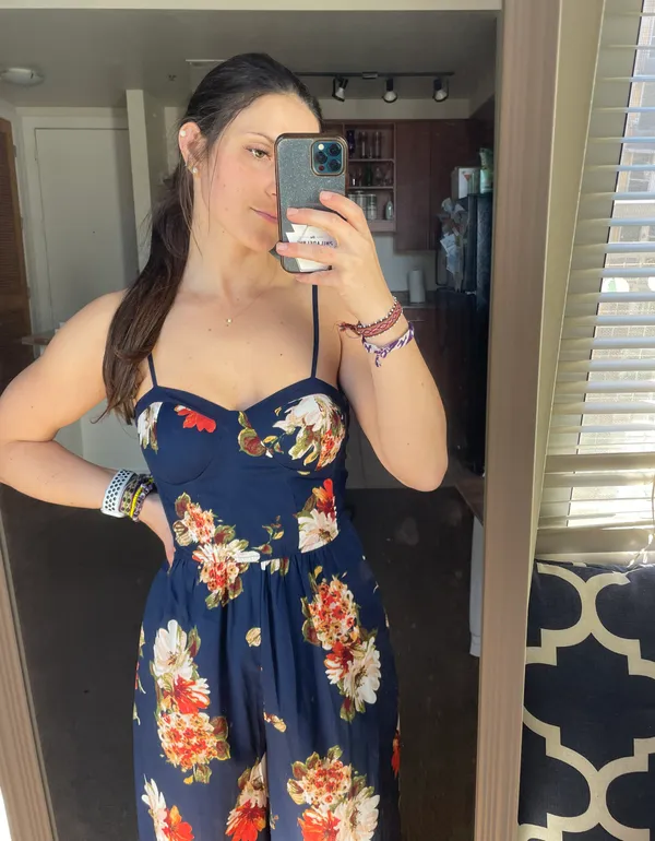 Band of Gypsies Floral Jumpsuit - Image 2