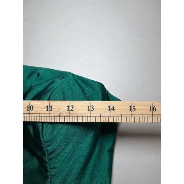 Cinderella Divine NWT Emerald Green One-Shoulder Gown Size M Formal Maxi‎ - Image 8