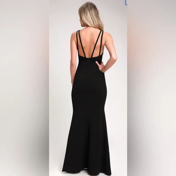 Lulu's Classic Black Maxi Dress - Image 5