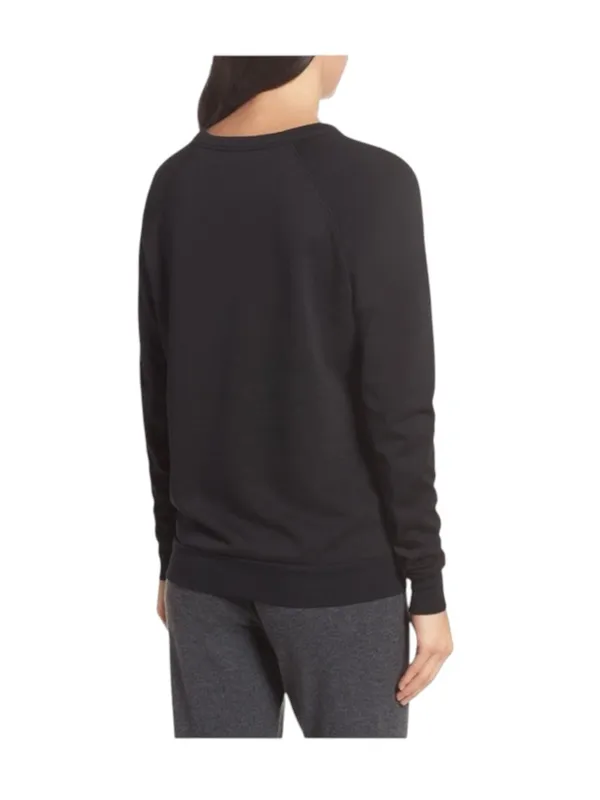 new The Laundry Room ☻︎ Pray For Wine Oversize Super Softest Sweatshirt ☻︎ Black - Image 8