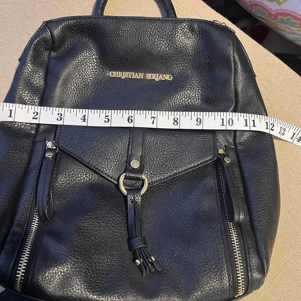 Christian Siriano Backpack Faux Leather‎ Purse- Casual, Business Casual School - Image 2