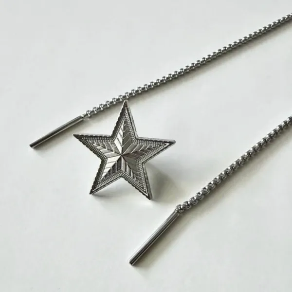 Silver Star Bolo Necklace w/multiple ways to wear Choker, Bracelet, Belt, Arm Band, Headband ⭐️ - Image 3