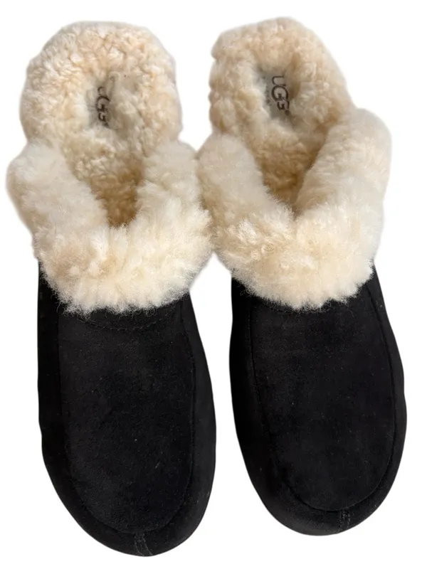 UGG Leather Kalie Studded Clogs Black Size 11 - Image 2