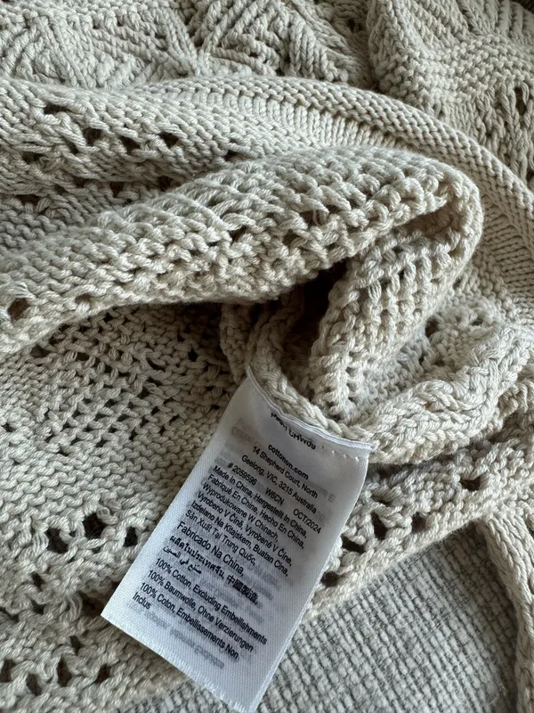 Cotton crochet top - Image 3