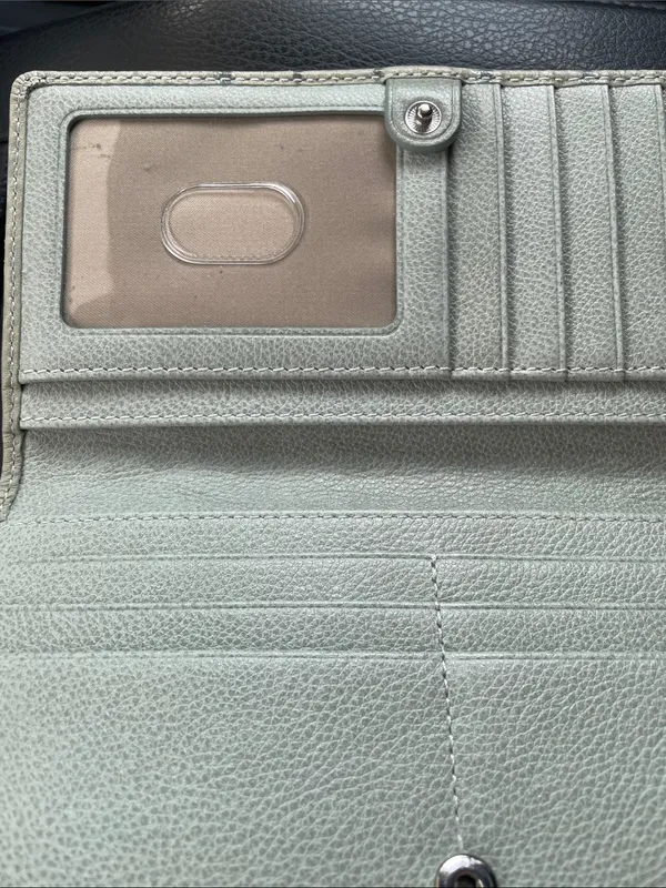 Brahmin Cream Croc-Embossed Wallet - Image 3