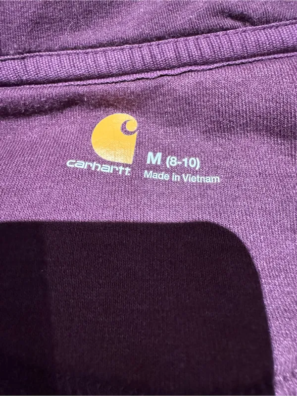 Carhartt Zip Hoodie in Plum - Image 5