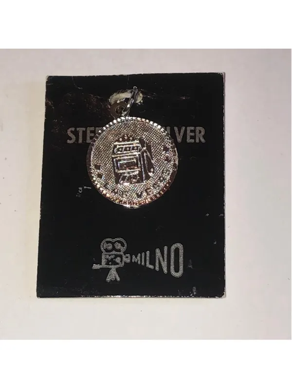 Las Vegas Milno Crea Sterling Silver Poker Gambling Vintage Collectible Charm - Image 2