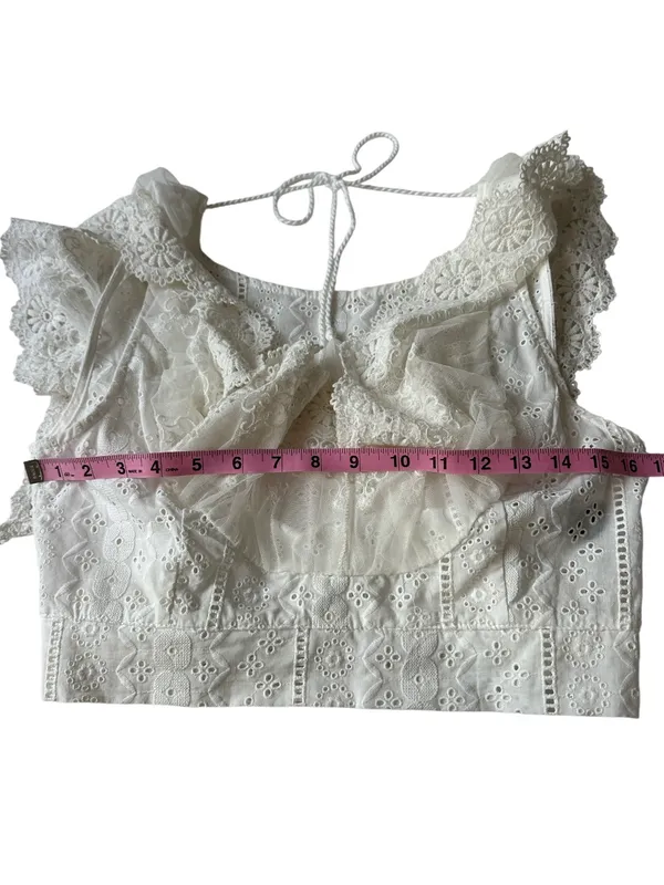 Altar’d State Eyelet and Lace blouse - Image 5