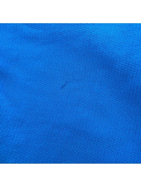 Sandrine Rose The Virgin Label 100% Cotton Blue Hooded Sweatshirt Baggy Size XS - Image 4
