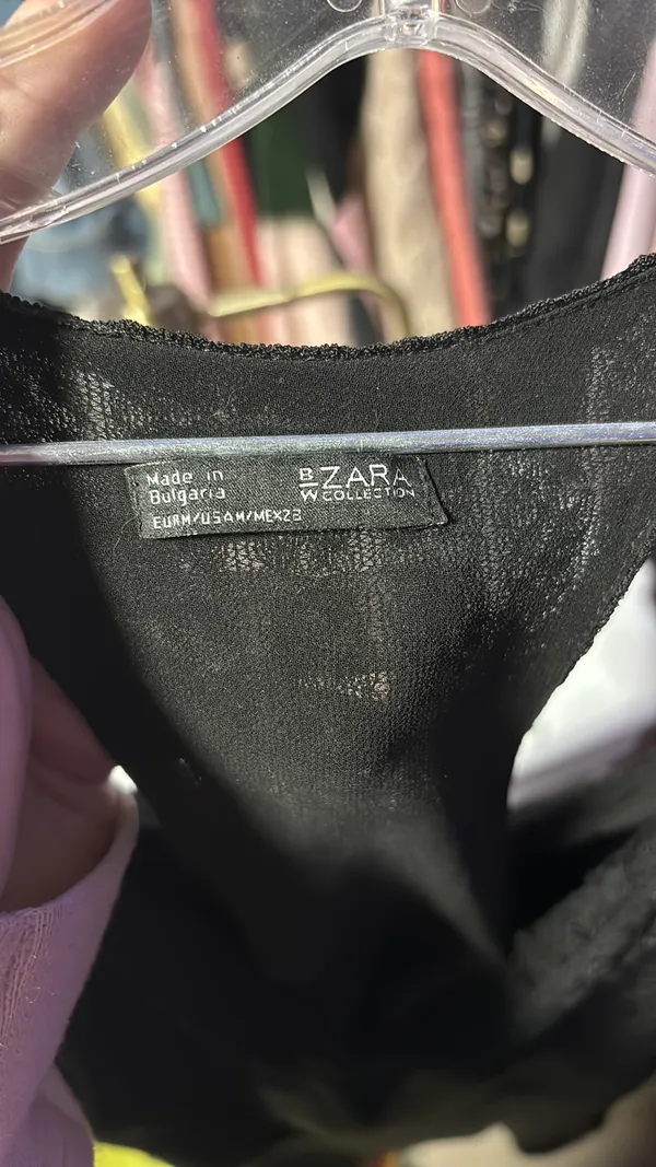 Zara Open Back Satin Dress - Image 5