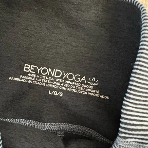 BEYOND YOGA Ribbed Dimensions High‎ Waisted Midi Legging Size Large - Image 2