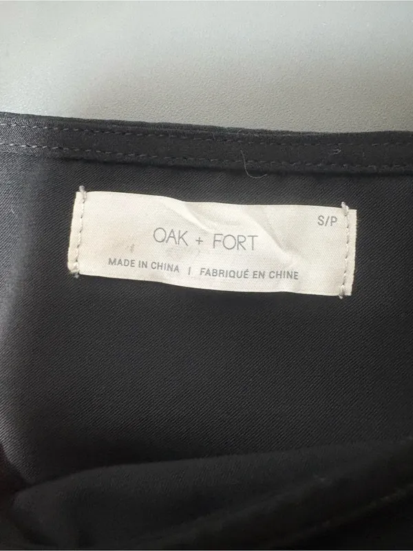 OAK+FORT Classic Black Shift Dress - Image 4