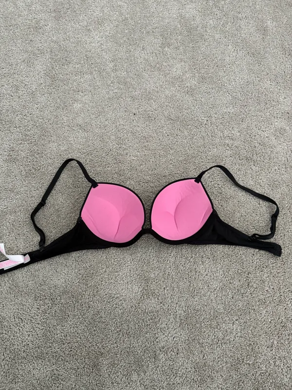 PINK Black Push-Up Victoria's Secret Bra - Image 4