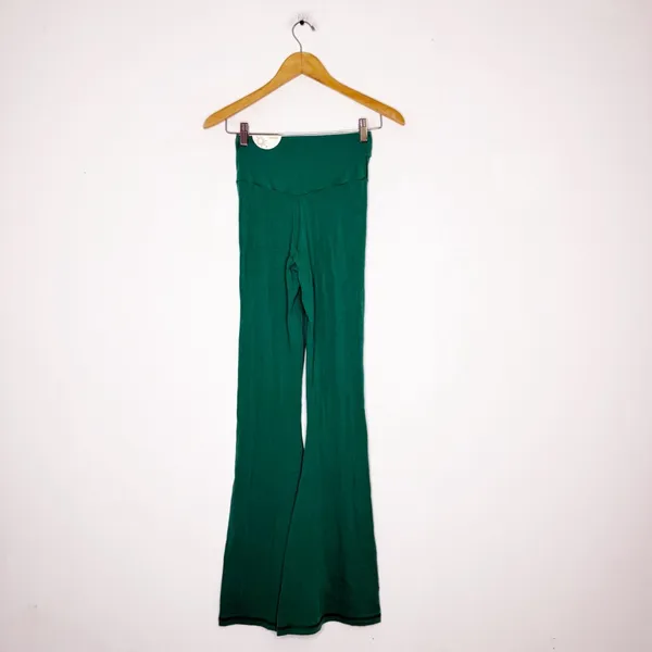 OFFLINE by Aerie Real Me Hi-Rise Flare Leggings Green NWT Size M - Image 6