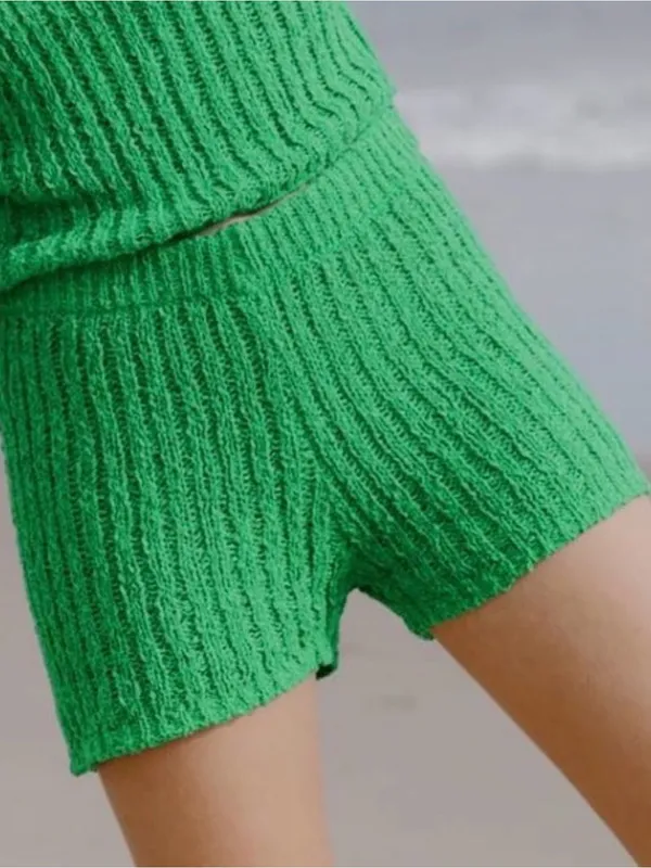 Zara Knit Shorts - Image 2