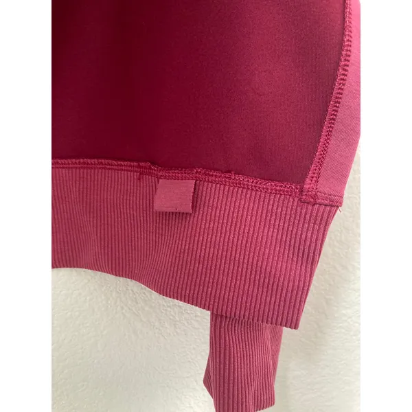 Lululemon Softstreme Activewear Sport Pomegranate Turtleneck Pullover Sweatshirt - Image 6