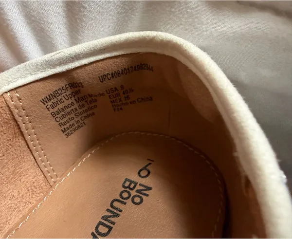 Women Ballet Flat Stud Mary Jane White Size 9 - Image 7