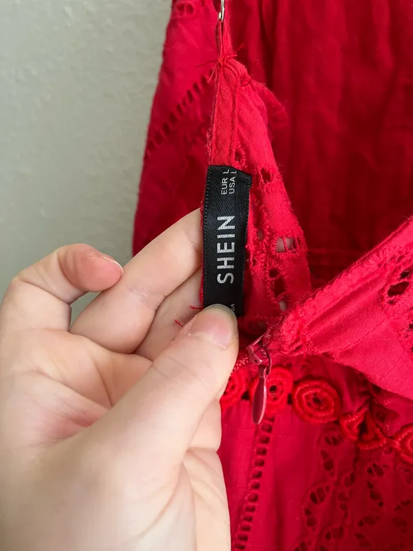 Red Dress Size L - Image 4