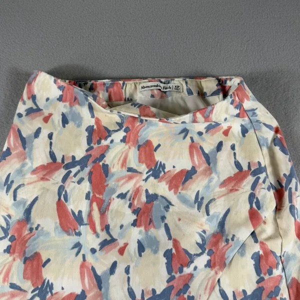 Abercrombie & Fitch Abstract Floral Midi Skirt XS - Image 7