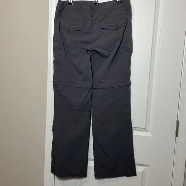 PRANA SAGE CONVERTIBLE PANT Womens size 10 gray‎ - Image 6