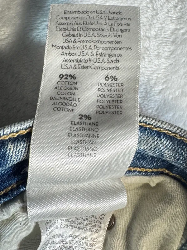 MOTHER The Rascal Ankle Fray Denim jeans size 30 - Image 3