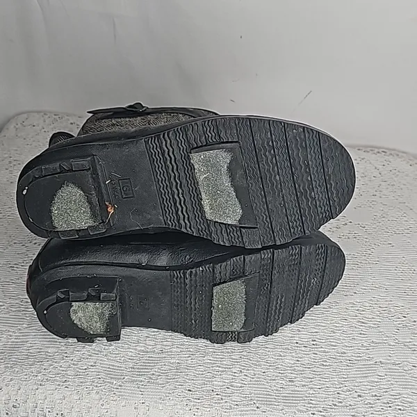 Chooka Herringbone mid rise classic rain waterproof pull on winter boots Sz 6 - Image 8