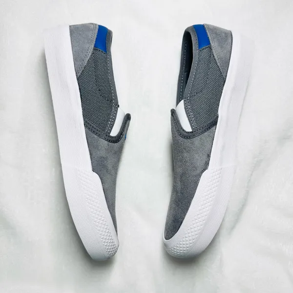 Adidas Shmoofoil Slip-On - Grey / Royal Blue - 6 - Nib - Image 5