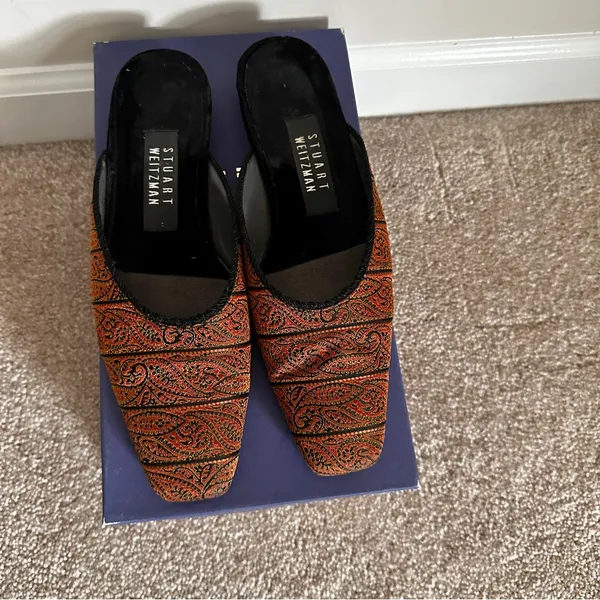 Stuart Weitzman Women's Jacquard Paisley Shoes - Image 5