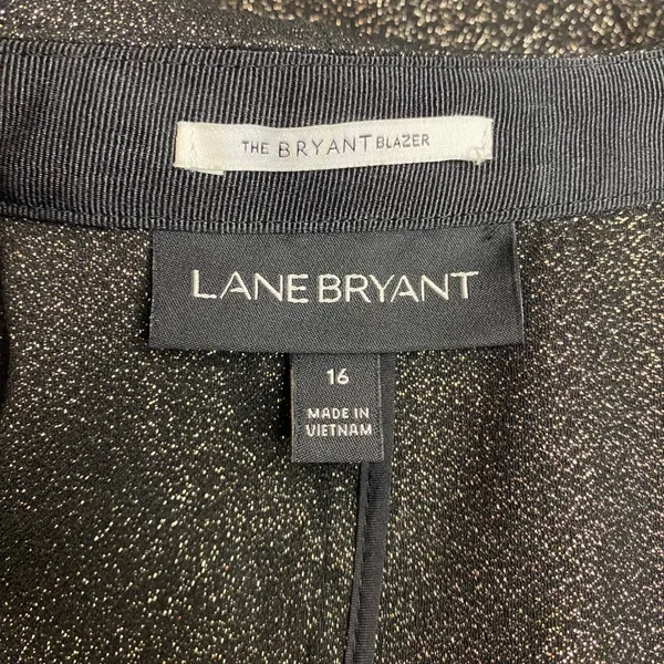 Lane Bryant The Bryant Blazer Sparkle Career Jacket Party Occasion Size 16‎ - Image 3
