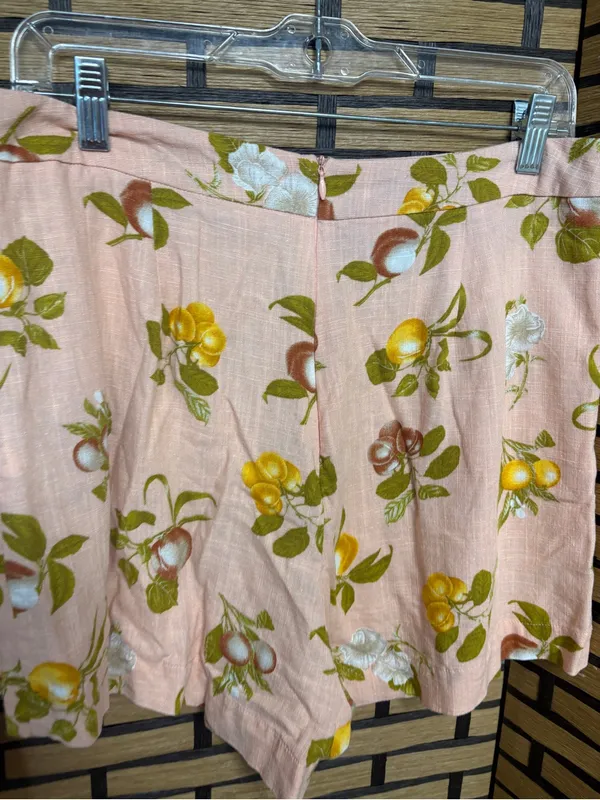 Petal & pup pink lemon pattern two piece short size large - Image 6