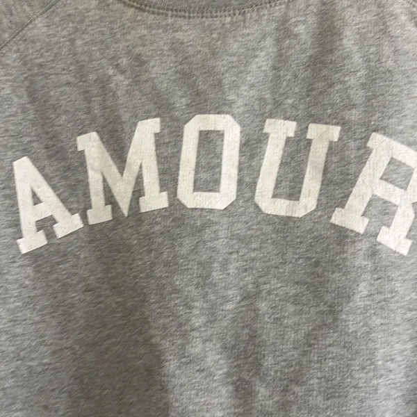 ✨ZADIG & VOLTAIRE Amour Grey Sz Large Sweatshirt✨ - Image 7