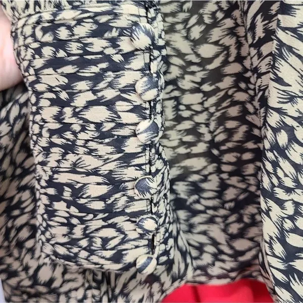 THML Blouson‎ Midi Open Shoulder Dress Size Medium - Image 4
