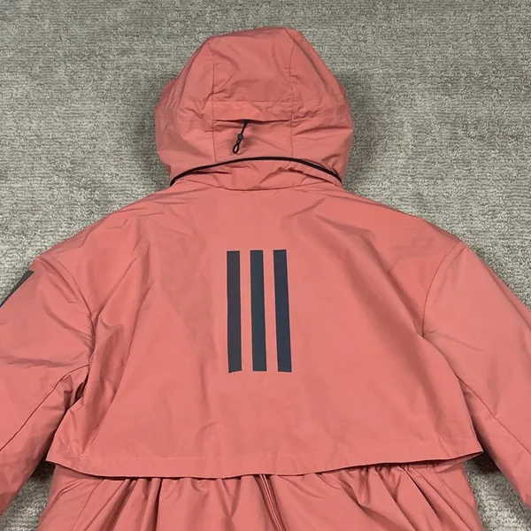 Adidas MyShelter Parka Rain.RDY Womens Large Jacket 4 In 1 Coat Hazy Rose Pink - Image 12
