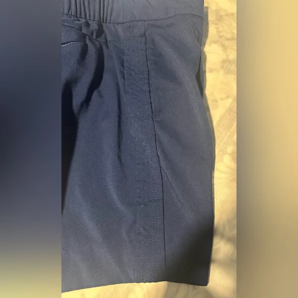 Nike Dark Blue Women's Bermudas - Image 7